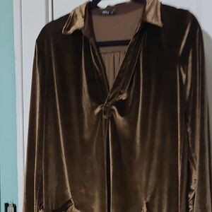 Zaful Chocolate Brown Top